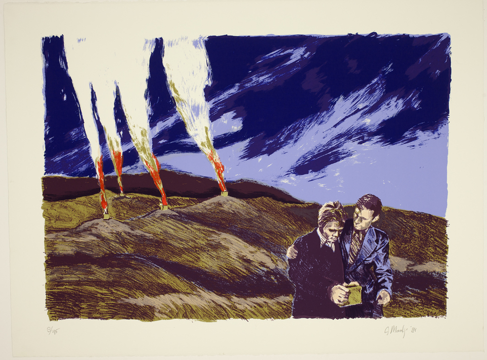 Zonder titel (uit de serie: 12 Zeefdrukken)